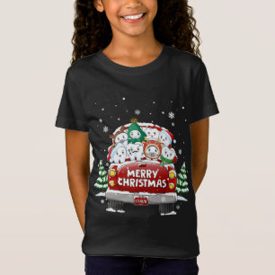 Dental Teeth Merry Christmas Red Truck Dentist Chr T-Shirt