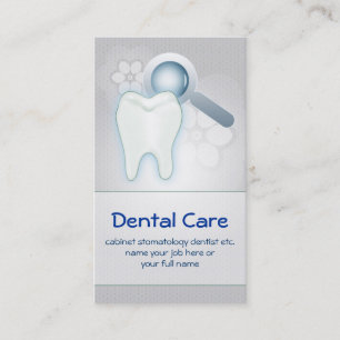 dental teeth tooth business card