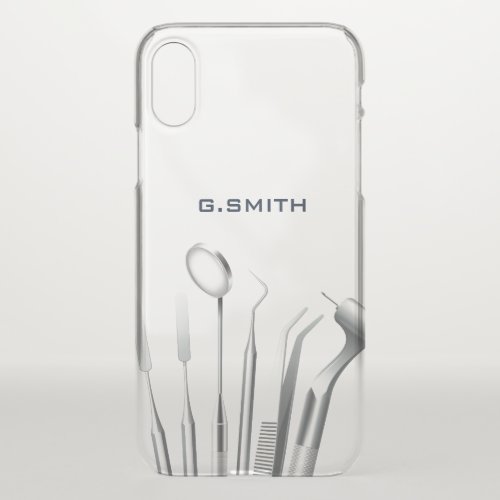 Dental Tools  For Dentists iPhone X Case
