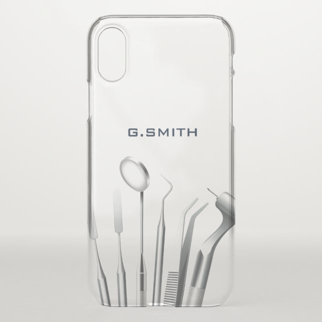Dental Tools | For Dentists Uncommon iPhone Case (Back)