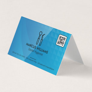 Dental Tools QR Code Business Card