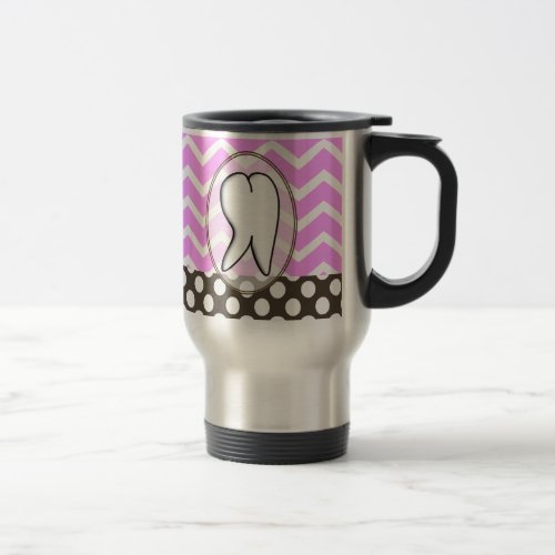 Dental Tooth Chevron Design II Travel Mug