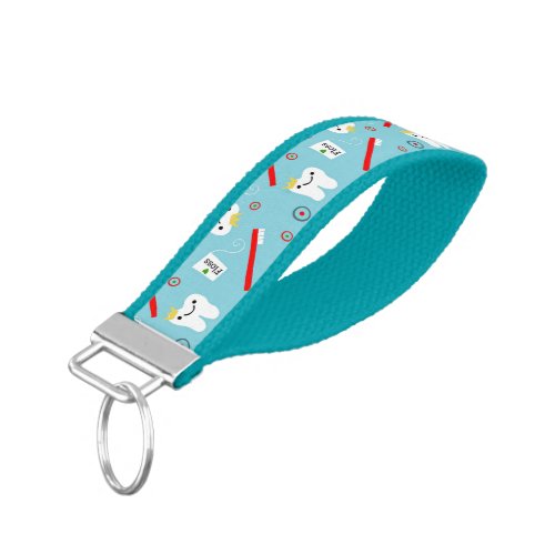 Dental Tooth Crown Wrist Keychain