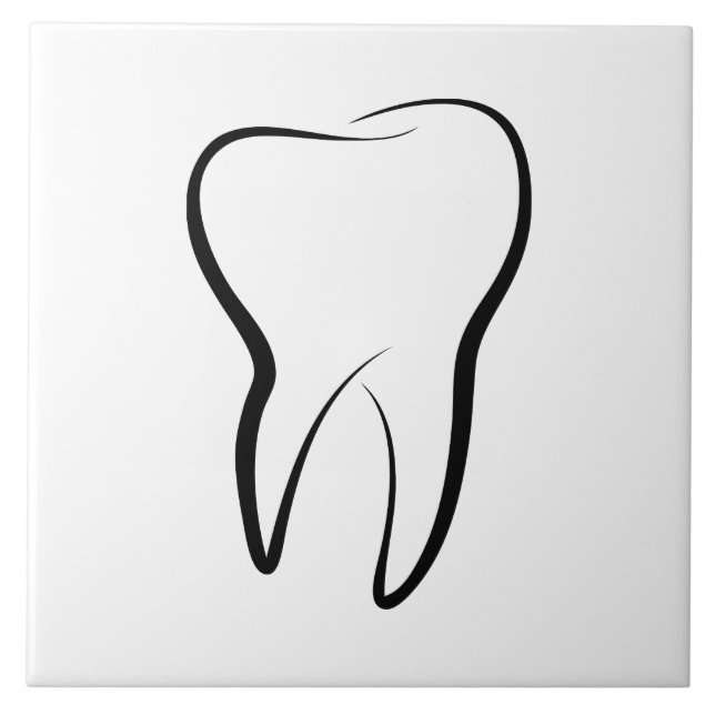 Dental Tooth Dentistry Clinic Medical Ceramic Tile (Front)