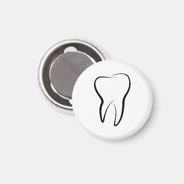 Dental Tooth Dentistry Clinic Medical Magnet (Front/Back)