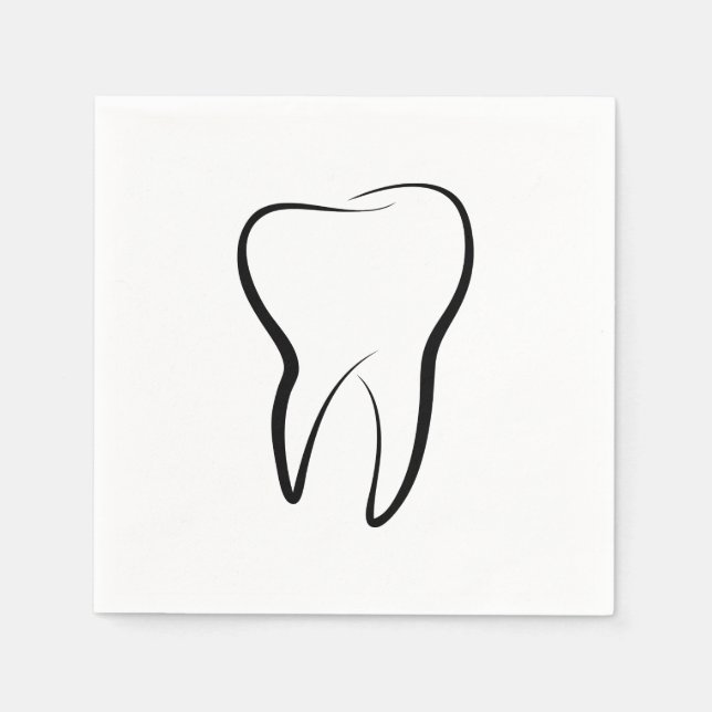 Dental Tooth Dentistry Clinic Medical Napkins (Front)