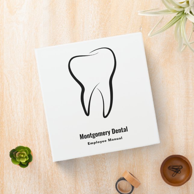 Dental Tooth Dentistry Clinic Medical Profession 3 Ring Binder (In Situ)