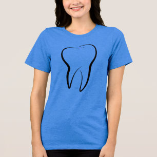 Dental Tooth Dentistry Clinic Medical Tri-Blend Shirt