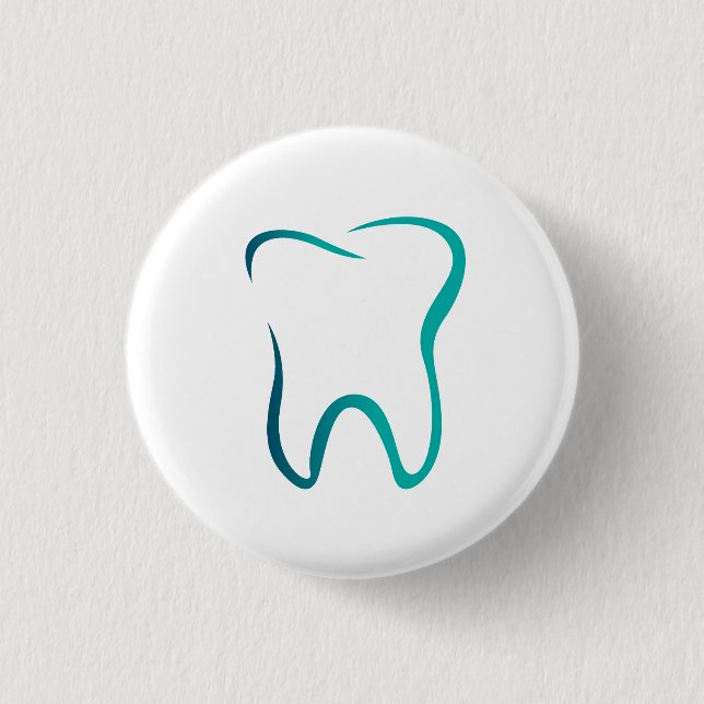 Dental Tooth Dentistry Medical Image Button (Front)