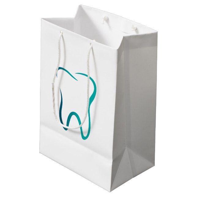  Dental Tooth Dentistry Medical Image Medium Gift Bag (Back Angled)