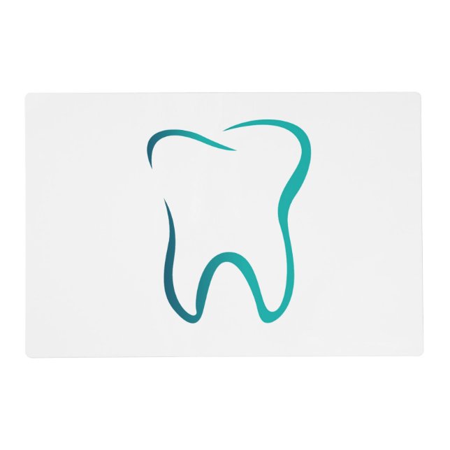 Dental Tooth Dentistry Medical Image Placemat (Front)