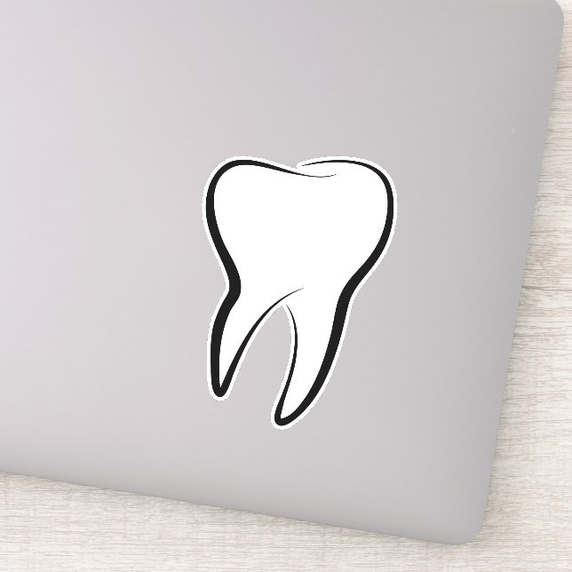 Dental Tooth Medical Graphic Dentistry Sticker (Detail)