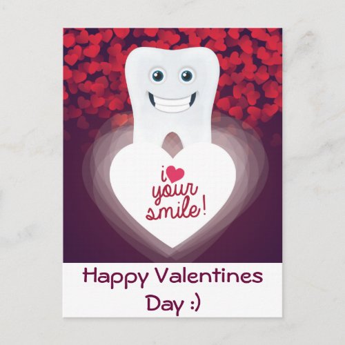 Dental Valentine Postcard