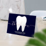 Dental White Tooth Navy Blue Dentist Thank You
