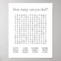 Dental Word Search