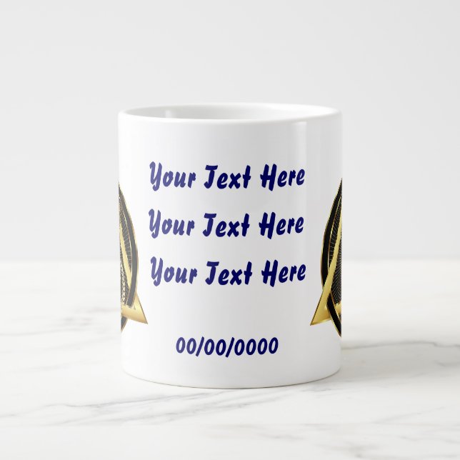 Dentist 2 Different Designs JUMBO Mug (Front)