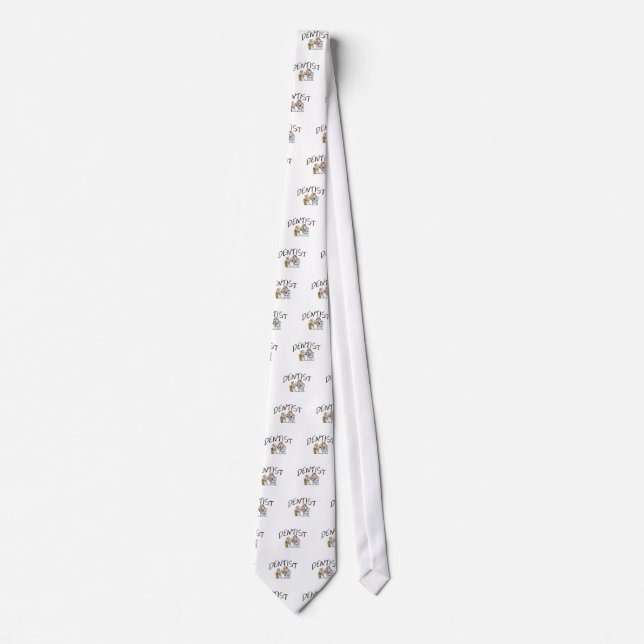 Dentist 2 neck tie (Front)