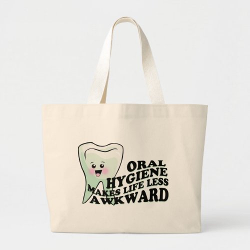 Dentist and Dental Hygienist Gifts Large Tote Bag