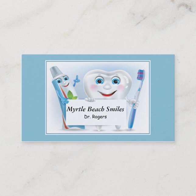Dentist Appointment and  Business Card (Front)
