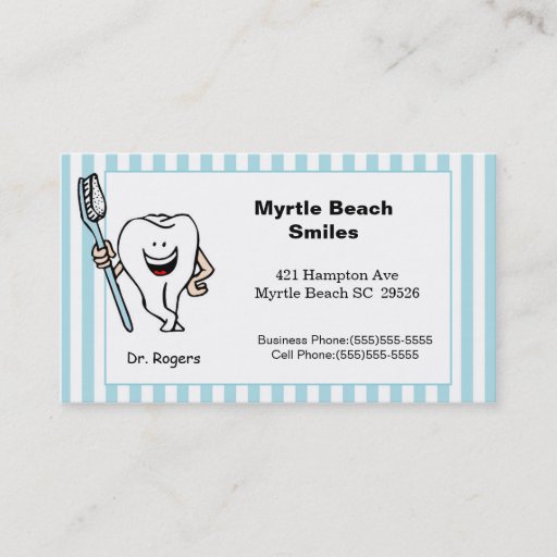 Customizable Dentist Appointment and  Business Card