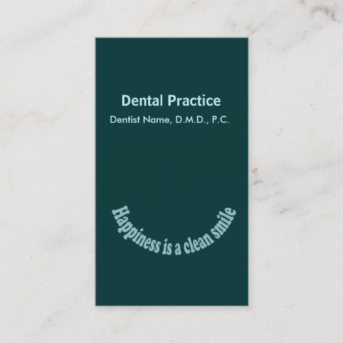 Dentist Business Card