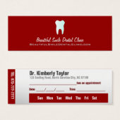 Dentist Appointment Cards- Color changeable (Front & Back)