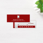 Dentist Appointment Cards- Color changeable (Desk)