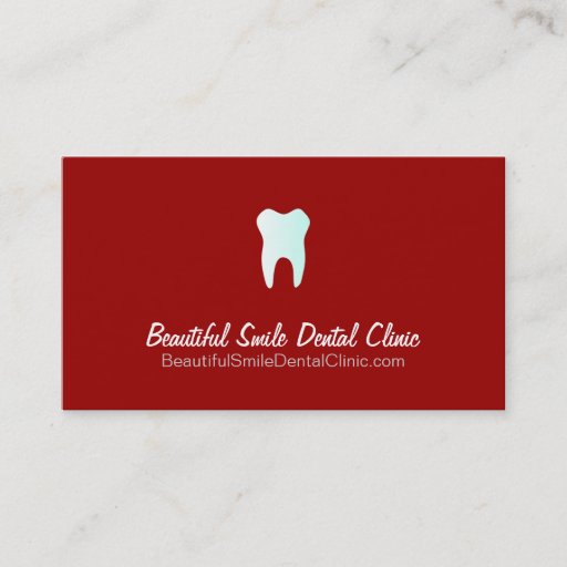 Customizable Dentist Appointment Cards- Color changeable Business Card