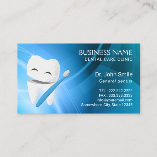 Dentist Appointment Modern Blue Dental Care Clinic