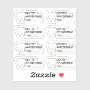 Dentist Appointment Reminder Bujo Planner Calendar Sticker