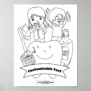 Dentist Art Dentist Gallery Art Coloring Art Works Poster