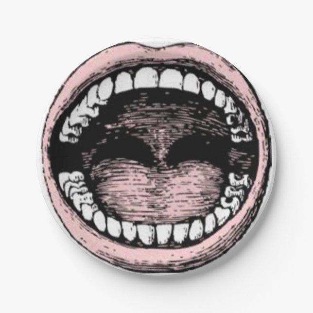 Dentist Birthday Party Paper Plates (Front)