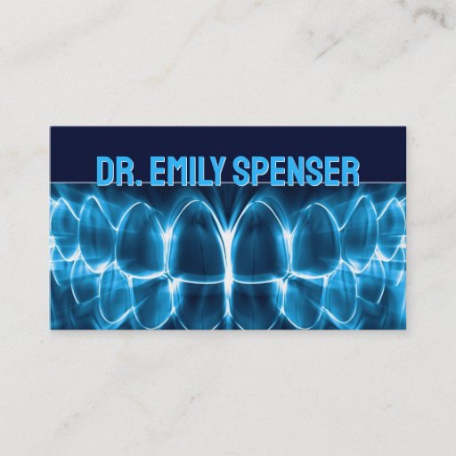 Customizable Dentist Business Card