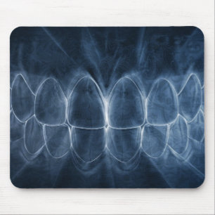 Dentist Blue Teeth Bite Mousepad