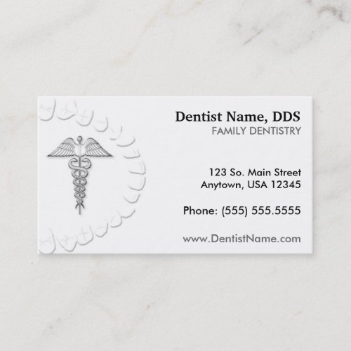 Dentist Business  Appointment Card