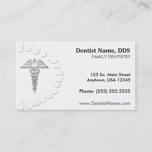 Customizable Dentist Business / Appointment Card Business Cards
