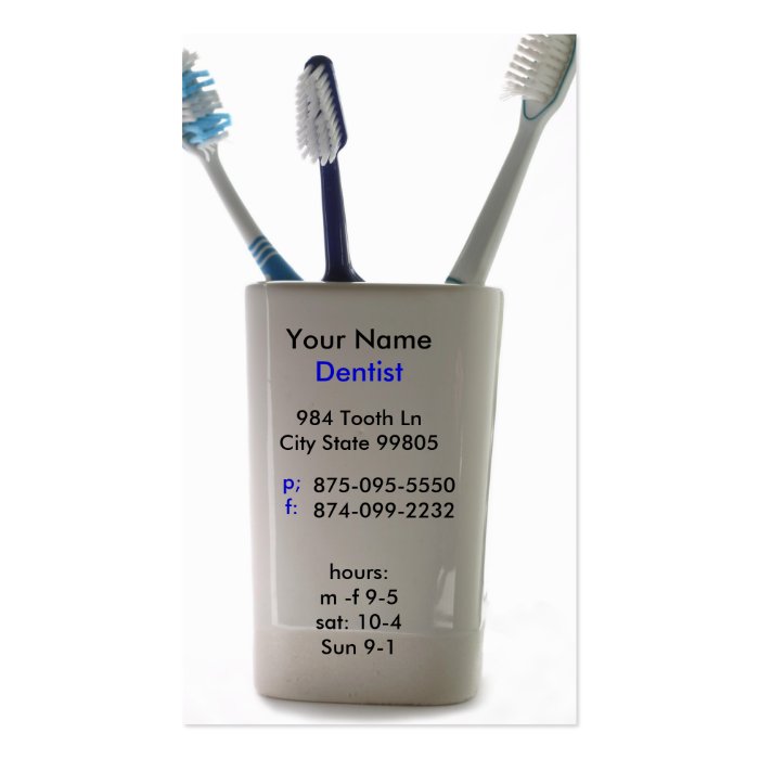 Dentist Business Card