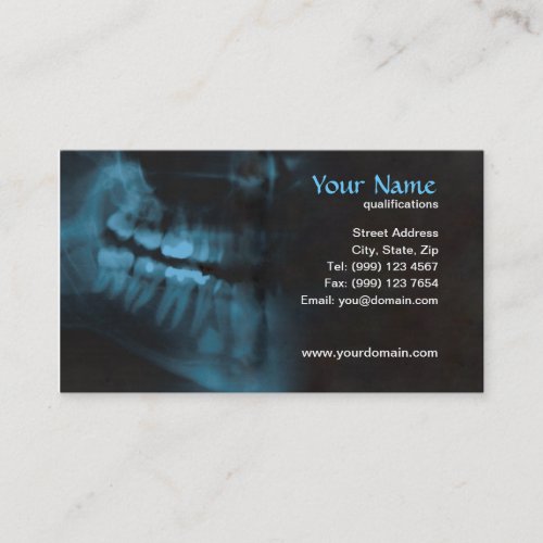 dentist business card