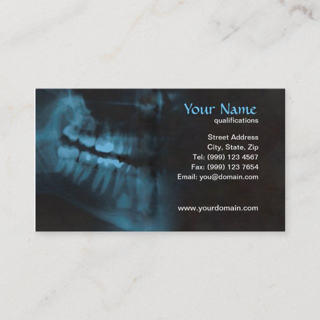 dentist business card (Front)