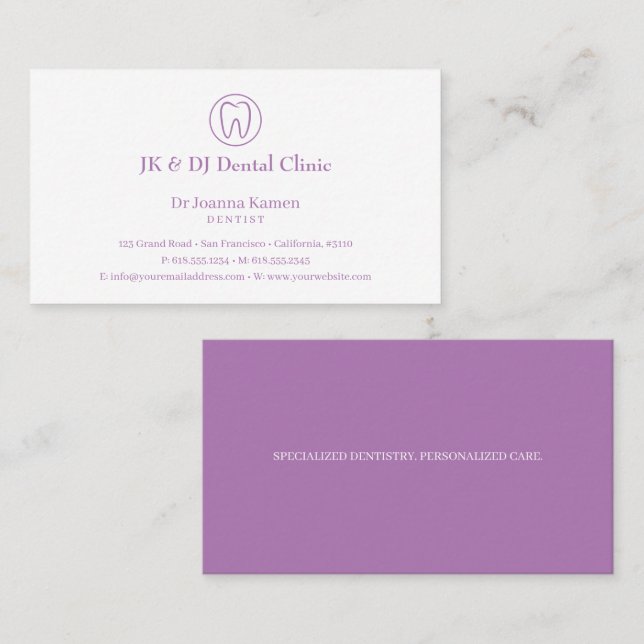 Dentist Business Card (Front/Back)