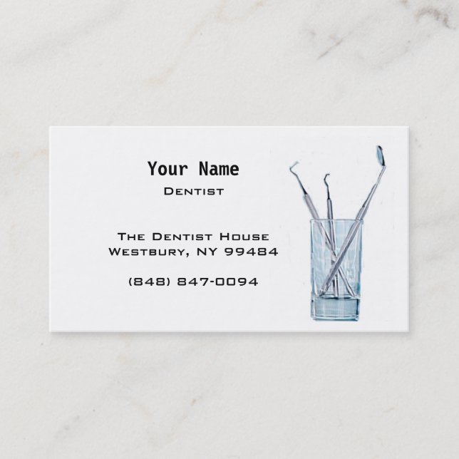Dentist Business Card (Front)