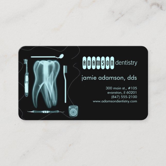 dentist business card (Front)