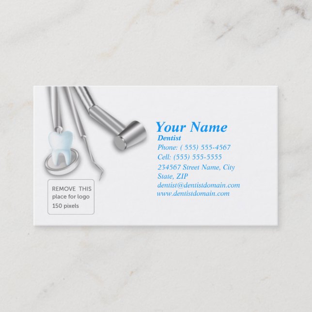 Dentist Business Card (Front)