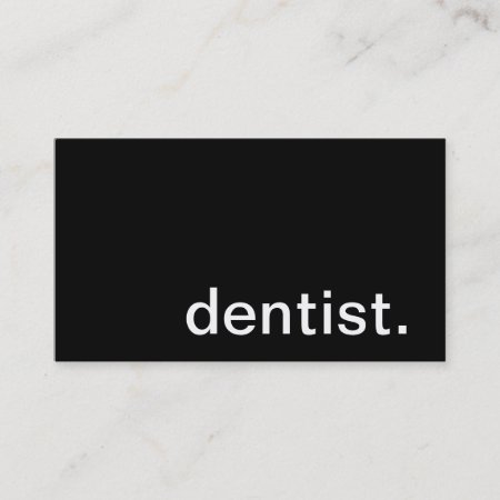 Dentist Business Card