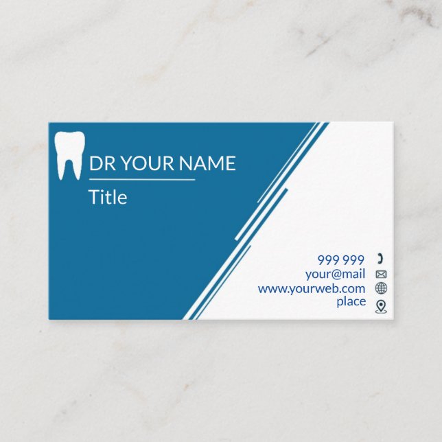 Dentist Business Card (Front)