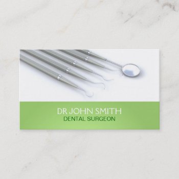 Dentist Business Card by Kjpargeter at Zazzle