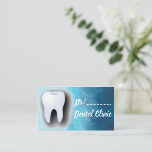 Dentist business card