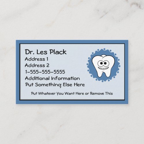 Dentist Business Cards