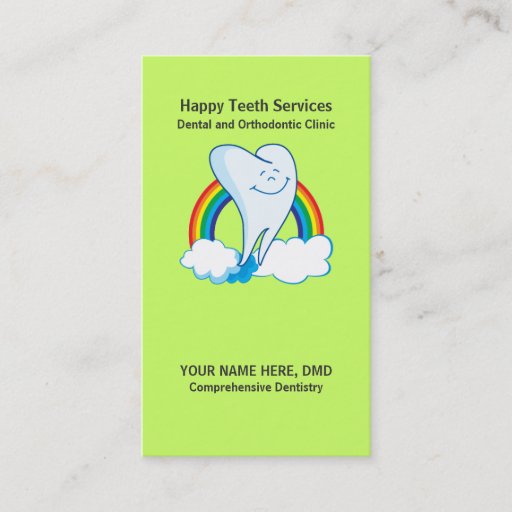 Customizable Dentist Businesscards Templates Business Cards