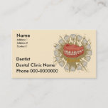 Dentist Caduceus Appointment Card